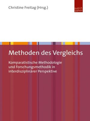 cover image of Methoden des Vergleichs